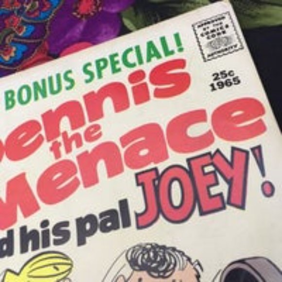 (2) VINTAGE 1965 DENNIS THE MENACE COMICS BOOKS AND BONUS SPECIAL HIS PAL JOEY - Picture 4 of 7